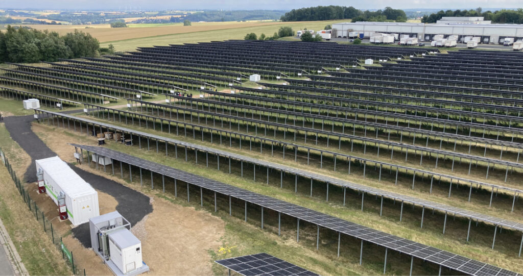 Solarpark, Großspeicher, Tesvolt, Green Energy 3000