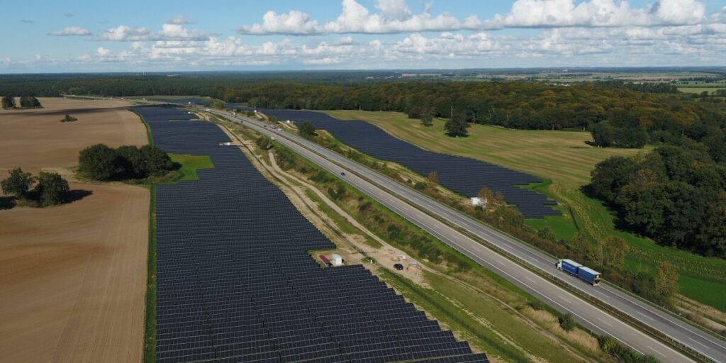 Solarpark Leizen von Vattenfall