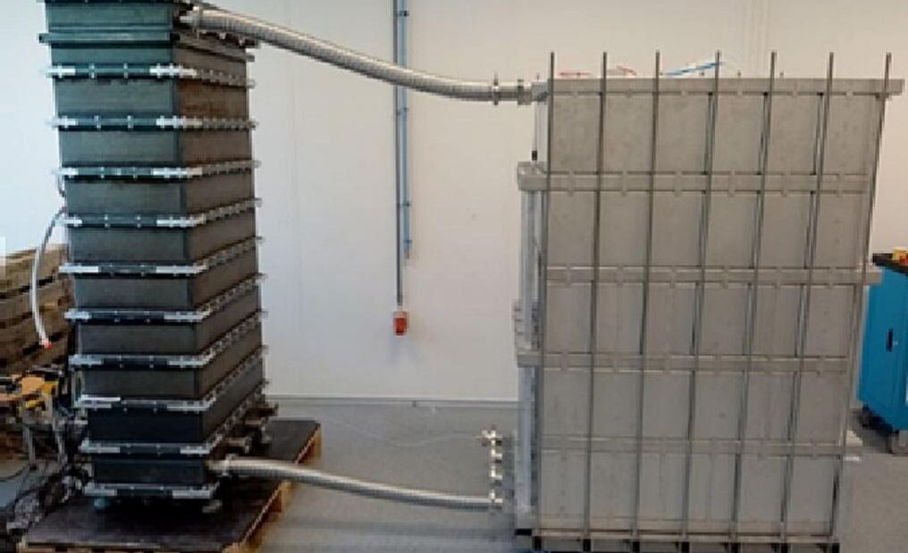 Prototyp der Wärmebatterie