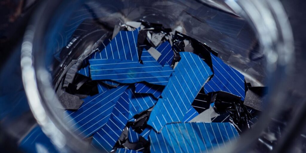 Recycling, Solarmodule, Silizium, Flaxres